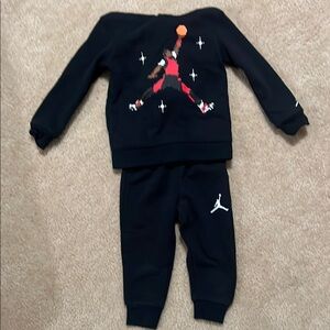 Nike Jordan Hooded Sweatshirt and Pants Set